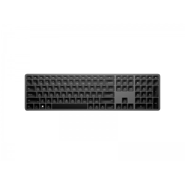 HP 975 brezžična tipkovnica z dvema načinoma povezave (USB in Bluetooth), komplet polne velikosti tipkovnice