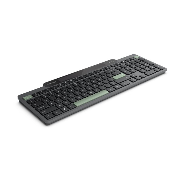 LENOVO samo-polnilna Bluetooth tipkovnica – slovenska postavitev, črna, 3-letna garancija