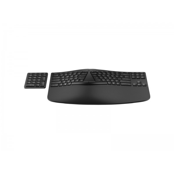 Črna ergonomska brezžična tipkovnica HP 965 Adriatics