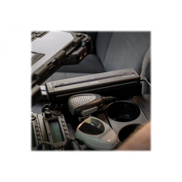 BROTHER PocketJet 8 PJ-883 tiskalnik, črno-beli (mono) z neposrednim termalnim tiskanjem v formatu A4, ločljivostjo 300 x 300 dpi in hitrostjo 13,5 ppm; povezljivost: Wi-Fi, NFC, USB-C in Bluetooth 5.2 LE.