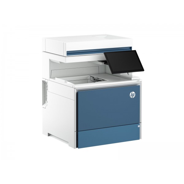 HP LaserJet Enterprise Flow MFP 6800zf - večfunkcijska barvna laserska naprava A4, kopiranje 52 str./min, tiskanje 52 str./min, kapaciteta 650 listov, LAN