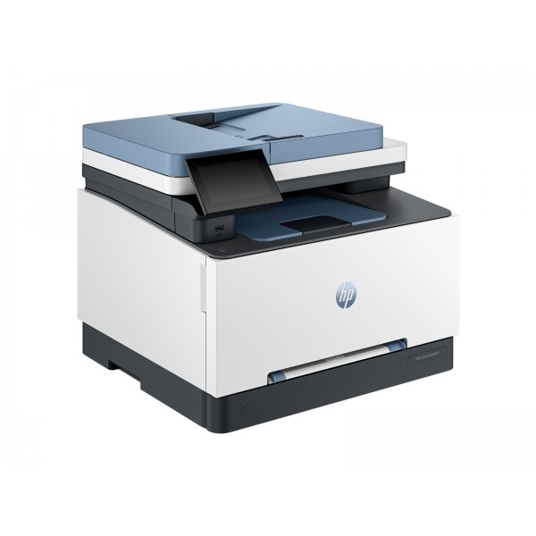HP Color LaserJet Pro MFP 3302fdn — barvni laserski večfunkcijski tiskalnik A4; tisk 25 strani/min, kopiranje 25 strani/min; kapaciteta 250 listov; povezljivost LAN, USB.