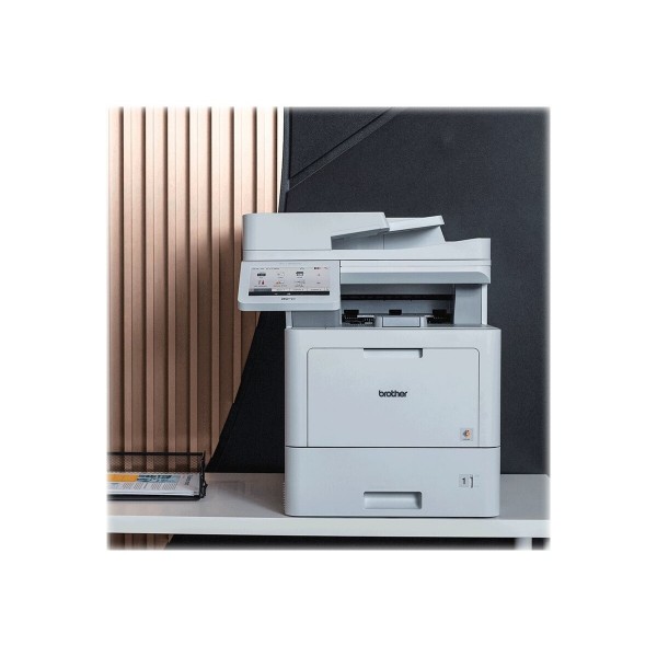 BROTHER MFC-L9630CDN, večfunkcijski barvni laserski tiskalnik A4, 40 strani/min pri kopiranju in 40 strani/min pri tiskanju, kapaciteta 620 listov, USB 2.0, USB host, Gigabit LAN, NFC