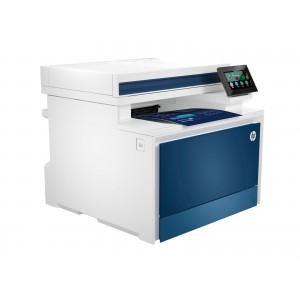 HP Color LaserJet Pro MFP 4302fdw, barvni laserski večfunkcijski A4 tiskalnik, tiskanje 33 strani/min, kopiranje 33 strani/min, kapaciteta 300 listov, vmesniki USB, LAN, Wi-Fi in Bluetooth.
