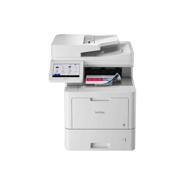 BROTHER MFC-L9630CDN, večfunkcijski barvni laserski tiskalnik A4, 40 strani/min pri kopiranju in 40 strani/min pri tiskanju, kapaciteta 620 listov, USB 2.0, USB host, Gigabit LAN, NFC