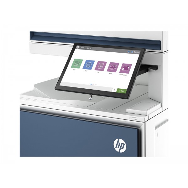 HP LaserJet Enterprise Flow MFP 6800zf - večfunkcijska barvna laserska naprava A4, kopiranje 52 str./min, tiskanje 52 str./min, kapaciteta 650 listov, LAN