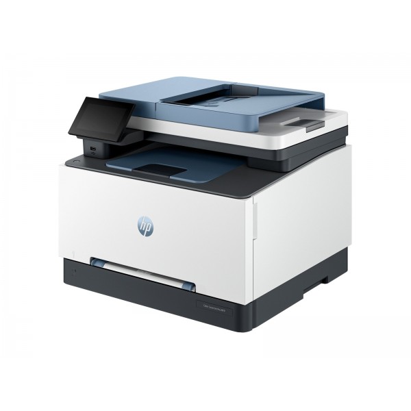 HP Color LaserJet Pro MFP 3302fdw, večfunkcijski barvni tiskalnik formata A4 (216 x 356 mm), s hitrostjo tiskanja do 25 strani/min, vhodnim pladnjem za 250 listov in povezljivostjo LAN, USB 2.0 ter Wi-Fi. HP Color LaserJet Pro MFP 3302fdw, večfunkcijski barvni tiskalnik formata A4 (216 x 356 mm), s hitrostjo tiskanja do 25 strani/min, vhodnim pladnjem za 250 listov in povezljivostjo LAN, USB 2.0 ter Wi-Fi.