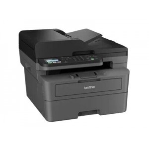 BROTHER MFCL2802DNYJ1 - večfunkcijski mono laserski tiskalnik, hitrosti tiskanja 32 strani/min, 128 MB pomnilnika, avtomatski dvostranski tisk, 2-vrstični LCD zaslon, pladenj za 250 listov, v kompletu toner za do 700 strani, povezljivost USB in LAN, ločlj