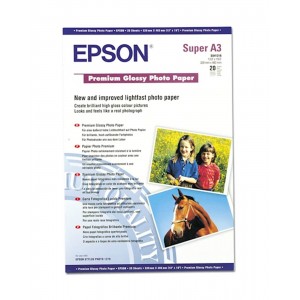 PAPIR EPSON A3+, 20L PREMIUM GLOSSY, 255g/m2