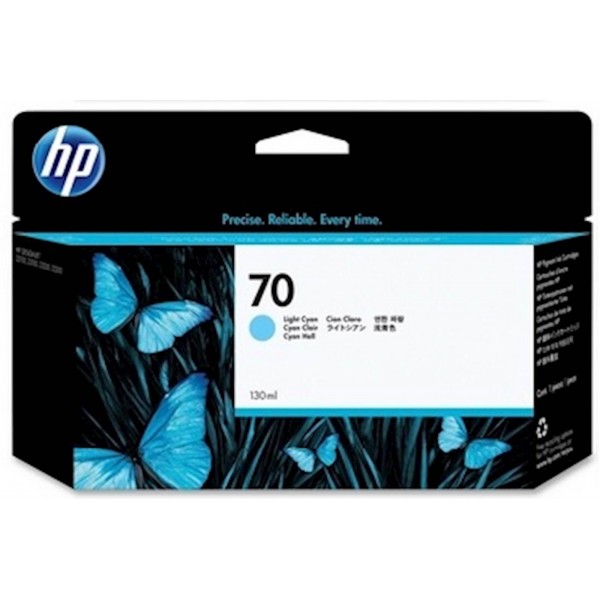 ČRNILO HP 70 SVETLA CYAN ZA DesignJet Z2100/Z3100, 130ml