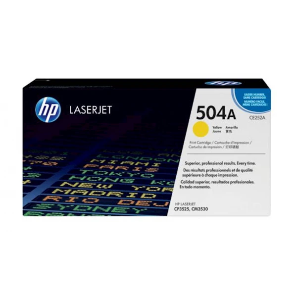 TONER HP 504A RUMEN ZA COLOR LASER CP3525/CM3530 ZA 7.000 STRANI