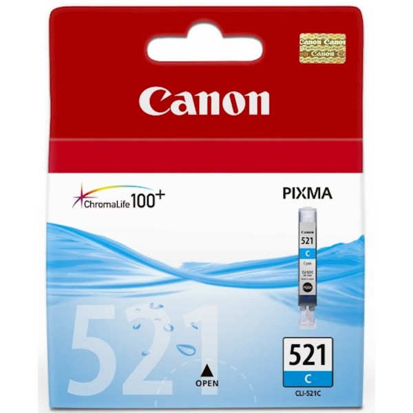 ČRNILO CANON CLI-521 CYAN ZA IP3600/4600/MP540/MP620 ZA 9ml