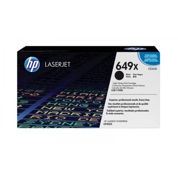 TONER HP 649X ČRN ZA LJ CP4525 ZA 17.000 STRANI
