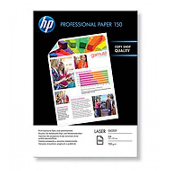 PAPIR HP ZA LJ  PROFESSIONAL GLOSSY, A4, 150 LISTOV, 150g/m2