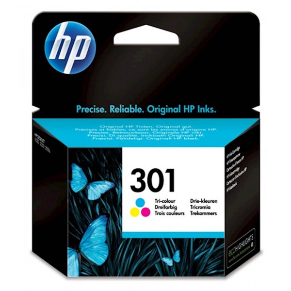 ČRNILO HP BARVNO 301 ZA DESKJET 1050/2050/5050s ZA 150 STRANI