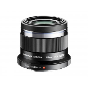 Objektiv Olympus 45mm 1:1.8 črn