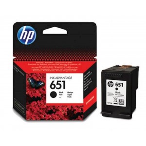 ČRNILO HP ČRNO 651 za Deskjet IA 5575, 5645 ZA 600 STRANI