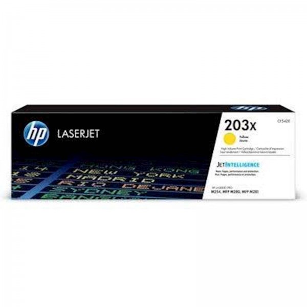 TONER HP 203X RUMEN ZA COLOR LJ Pro M254dn, M365dw, MFP M280nw, M281cdw, M281fdn ZA 2.500 STRANI