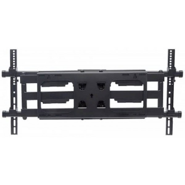 Stenski TV nosilec roka 37''-90''MANHATTAN, 75kg, dvojna roka, naklon -15°do 5°, črne barve