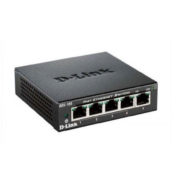 Mrežno stikalo D-LINK DES-105/E Mrežno stikalo D-LINK DES-105/E