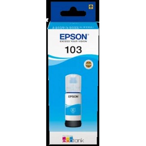 ČRNILO EPSON CYAN 103 STEKLENIČKA ZA L1xxx, L3xxx, L5xxx serije tiskalnikov
