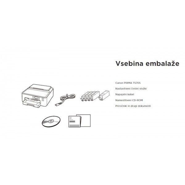 Brizgalni tiskalnik CANON Pixma TS705a