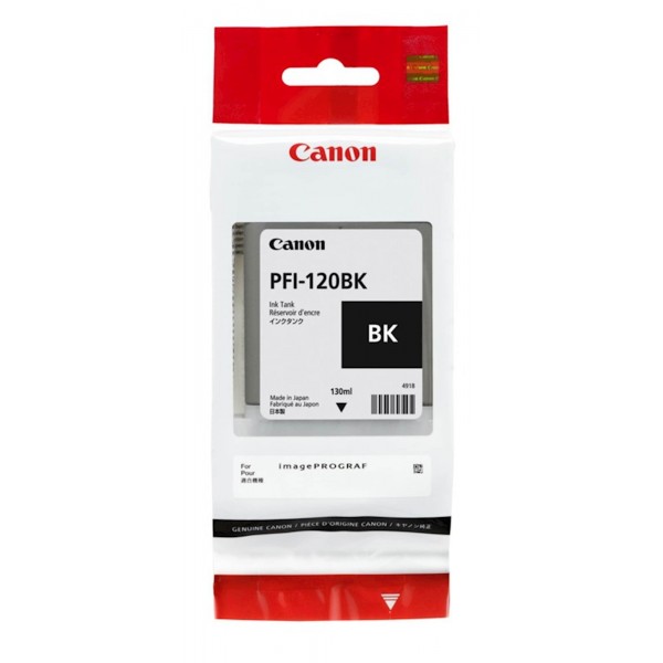 ČRNILO CANON PFI-120 ČRNA ZA TM200/205/300/305 130ml