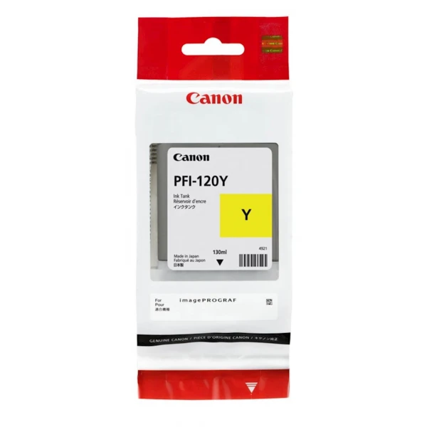 ČRNILO CANON PFI-120 RUMENA ZA TM200/205/300/305 130ml