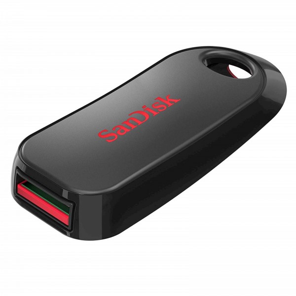 USB DISK SANDISK 64GB CRUZER SNAP, 2.0, črn, drsni priključek