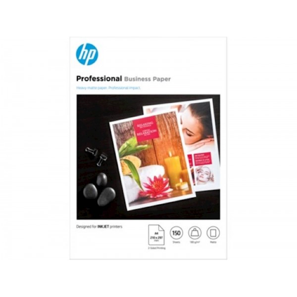 PAPIR HP PROFESSIONAL MATTE A4 FSC ZA INK & PAGEWIDE TISKALNIKE 150 LISTOV 180 g/m2