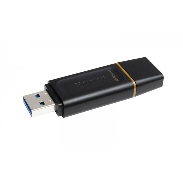 USB disk Kingston 128GB DT Exodia, 3.2 Gen1, črn, s pokrovčkom
