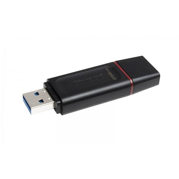 USB disk Kingston 256GB DT Exodia, 3.2 Gen1, črn, s pokrovčkom