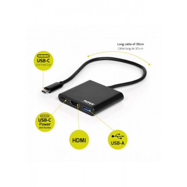 Docking Station PORT mini USB-C, HDMI