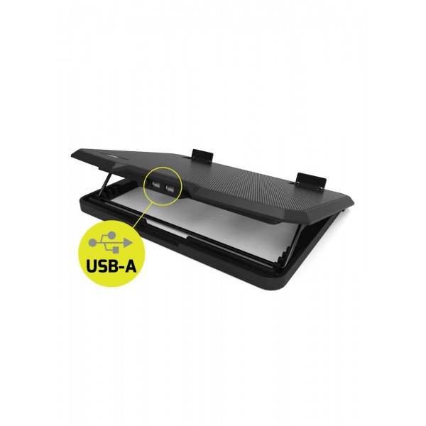 Stojalo PORT z ventilatorjem za NB do 15.6, dvojni ventilator za hlajenje, USB Stojalo PORT z ventilatorjem za NB do 15.6, dvojni ventilator za hlajenje, USB