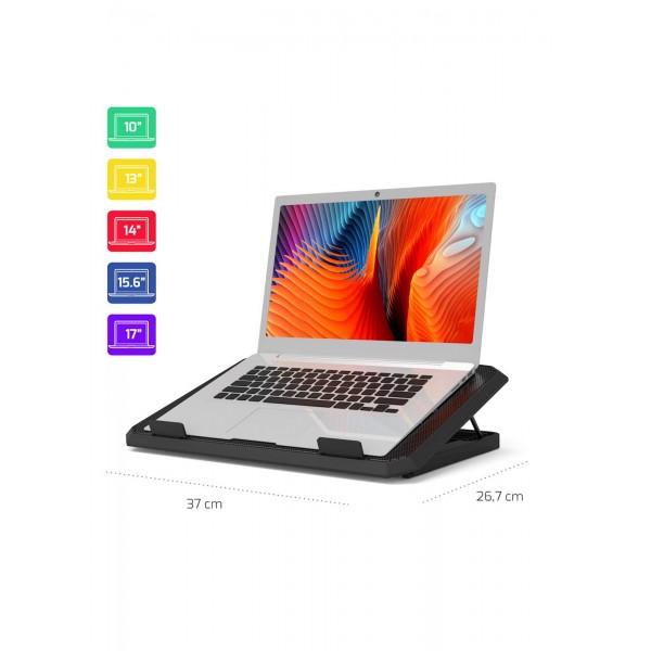 Stojalo PORT z ventilatorjem za NB do 15.6, dvojni ventilator za hlajenje, USB Stojalo PORT z ventilatorjem za NB do 15.6, dvojni ventilator za hlajenje, USB