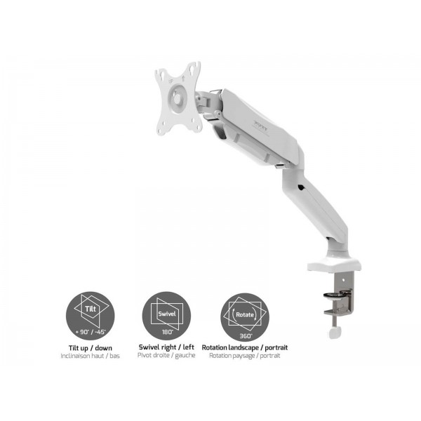 Namizni nosilec PORT za monitor, do 32", max 8 kg, aluminj