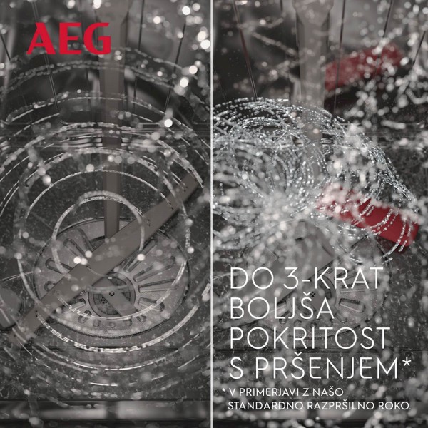 Delno vgradni pomivalni stroj AEG FEE84706PM, 60 cm, inverter motor