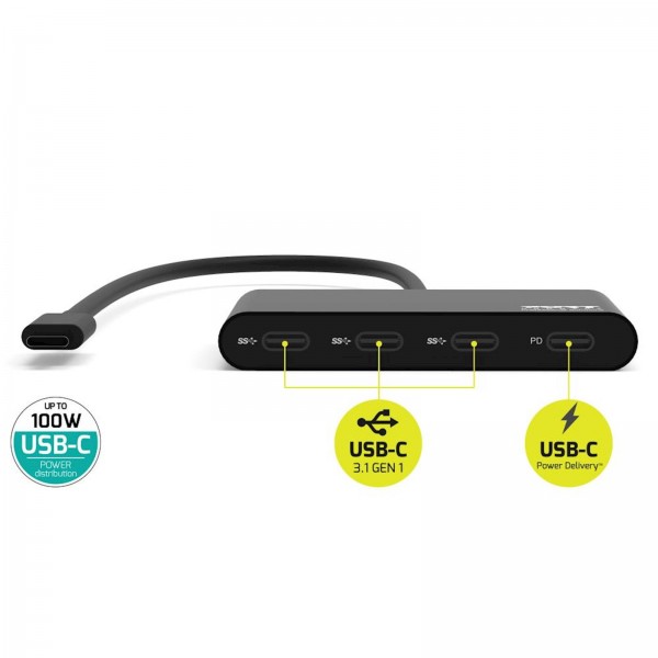 HUB PORT USB-C, 3 x USB-C +1X USB-C, 3xUSB Type C 3.1 Gen 1 HUB PORT USB-C, 3 x USB-C +1X USB-C, 3xUSB Type C 3.1 Gen 1
