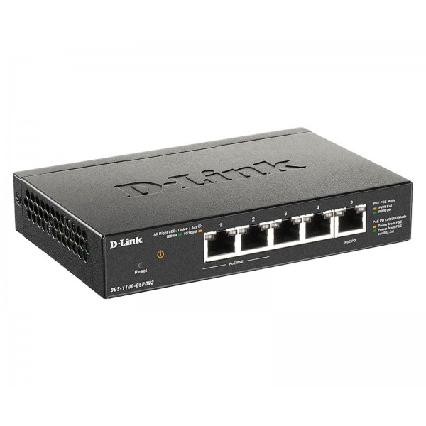 Mrežno stikalo D-link DGS-1100-05PDV2