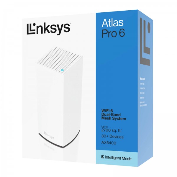 LINKSYS VELOP Atlas Pro 6 Mesh WiFi 6 MX5501-KE LINKSYS VELOP Atlas Pro 6 Mesh WiFi 6 MX5501-KE