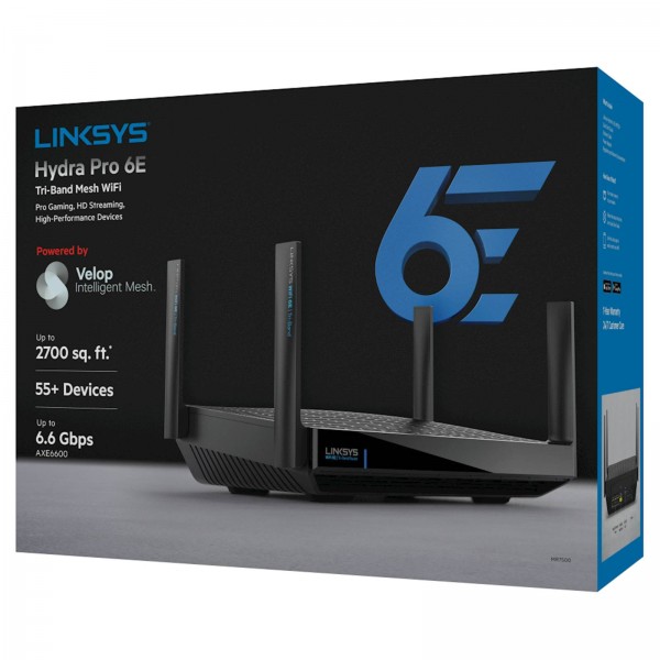 LINKSYS usmerjevalnik MR7500-EU Hydra Pro 6E Mesh LINKSYS usmerjevalnik MR7500-EU Hydra Pro 6E Mesh