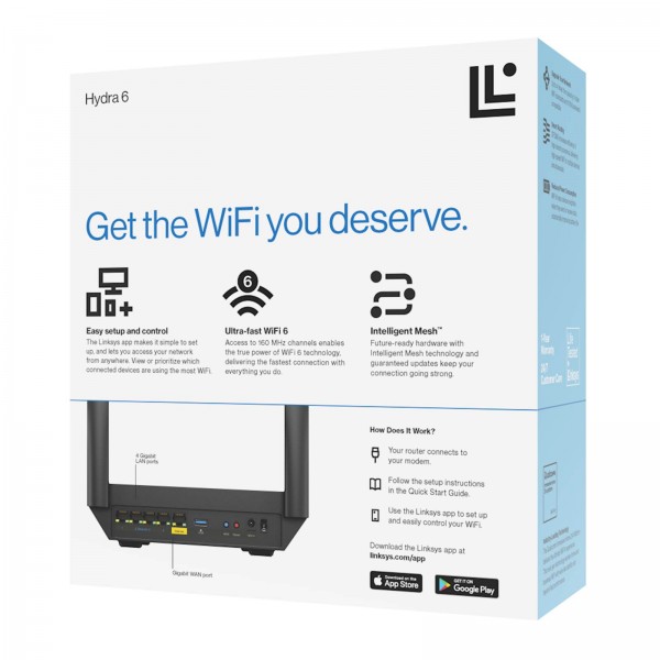 LINKSYS usmerjevalnik MR2000 Hydra 6 Mesh