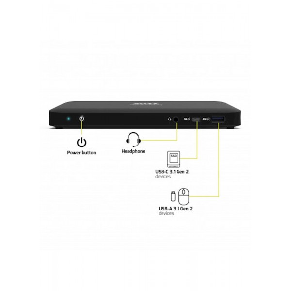 Docking Station PORT Type C, office 3x4K