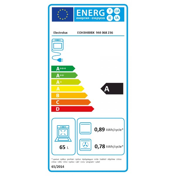 Vgradna pečica Electrolux EOH3H00BX, AquaClean