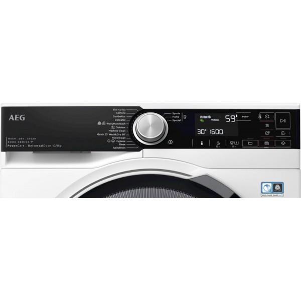 Pralno sušilni stroj AEG LWR85165O, UniversalDose, 10+6 kg, WiFi