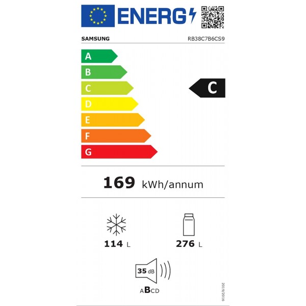 Hladilnik Samsung Bespoke RB38C7B6CS9/EF Wi Fi