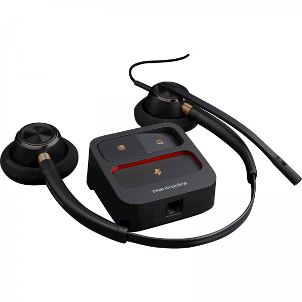 Binavralne slušalke Poly EncorePro HW520 s priklopom Quick Disconnect