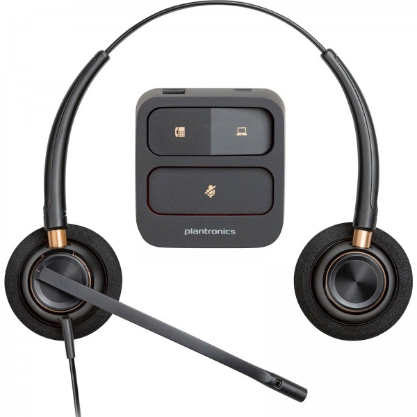 Binavralne slušalke Poly EncorePro HW520 s priklopom Quick Disconnect