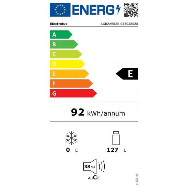 Vgradni podpultni hladilnik Electrolux LXB2AE82S Vgradni podpultni hladilnik Electrolux LXB2AE82S