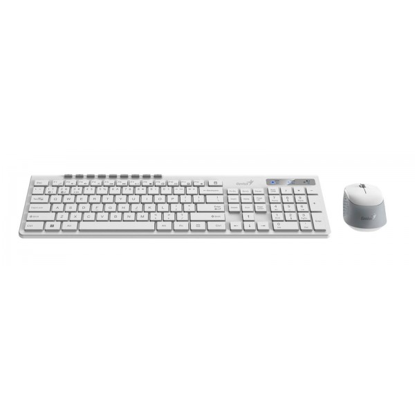 Tipkovnica Genius Slim star 8230 +miš, bela BT +WL